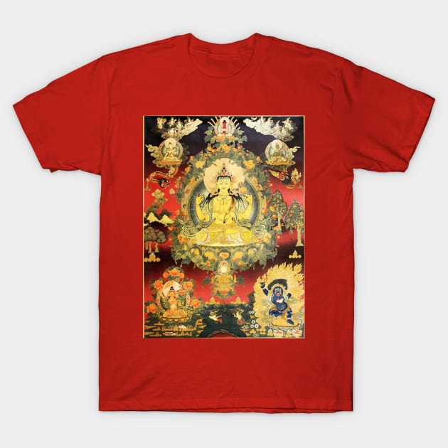 The Bodhisattva Avolokitesvara, regarder of the cries of the world T-Shirt by RobertMKAngel